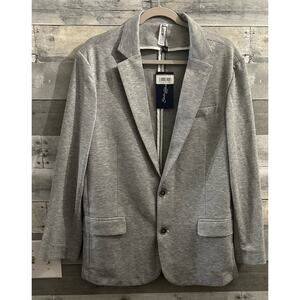 Mens State and Liberty Unstructured Knit Light ray Blazer Jacket 42 NWT
